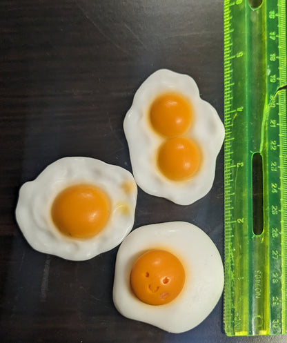 Sunny side up egg mini soaps